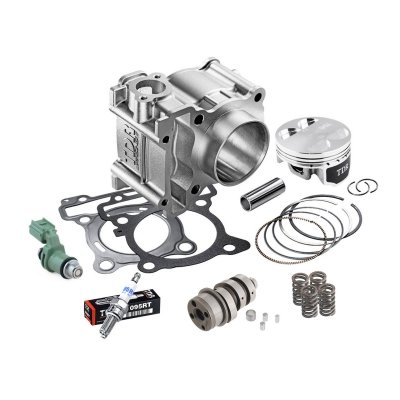 TDR Package Bore Up Kit 63.00mm for All New N-Max/Aerox (B65) with Piston and Gasket and TDR Camshaft T02 Pro and TDR Valve Spring T01