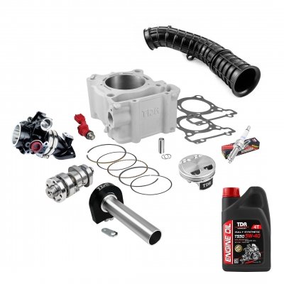 TDR Package Power Bore Up 78.00mm Cutted for X-Max (B74) with TDR High Throttle 3 Angle + Bracket